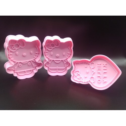 PLUNGER CUTTER HELLO KITTY 3'S PLUNGER CUTTER HELLO KITTY 3'S